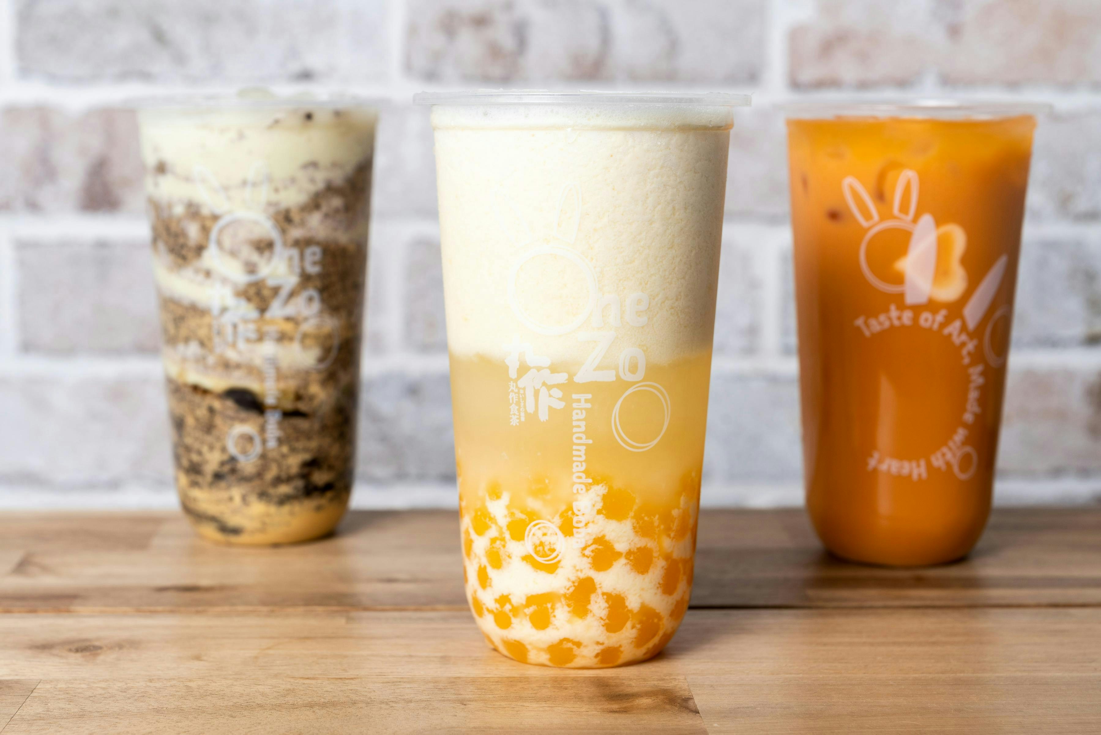 Picture of 3 boba teas